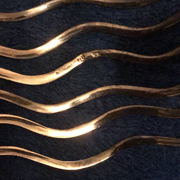 Sterling cuff bracelet. Marked - Picture 5 of 5